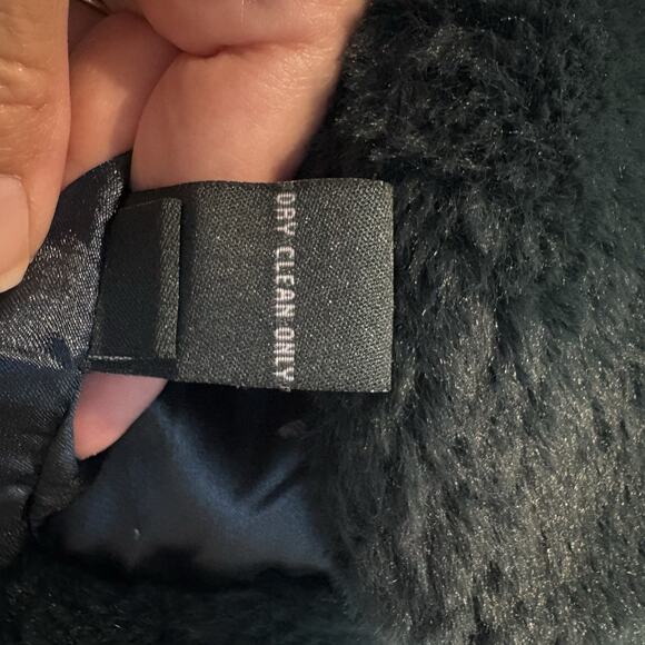 JouJou Faux Fur Jacket Coat Women Medium Forest Green So Soft Cozy Boho Preppy - Picture 11 of 12